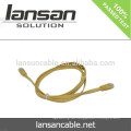 Flaches Patchkabel mit CAT6 UTP 30AWG RJ45 Stecker